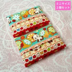 子供用ミニポケットティッシュケースときめきフレンズ 2個セットハンドメイド