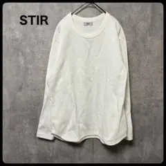 STIR スティア　トップス　カットソー　 薄手トレーナー　サイドポケット