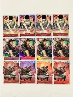 ワンピースカードゲーム　SR:ロロノア・ゾロ　12枚　まとめ売りのサムネイル