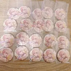 鐘嵐珠　ショウ・ランジュ 　ハート型缶バッジ　アニマルメイド２個 鐘嵐珠 ショウ・ランジュ ハート型缶バッジ アニマルメイド2個 - メルカリ