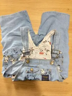 Wrangler PEANUTS デニムオーバーオール 95cmのサムネイル