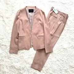 グリーンレーベルリラクシング　ウォッシャブル　セットアップ　ベージュ　40/38