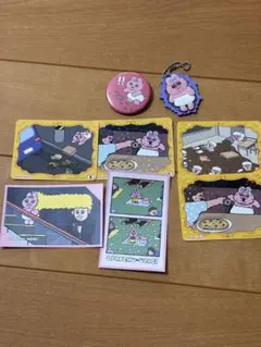 おぱんちゅうさぎ ステッカー・缶バッジ・キーホルダーセット