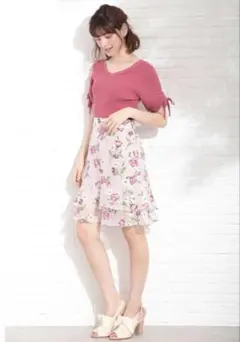 ジルスチュアート ディボアティーローズワンピース