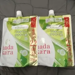 hadakara 바디 비누 리필용 750ml 2개 그린 시트러스