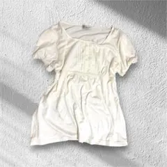 平成レトロ 姫カジ パフスリーブ半袖チュニックのサムネイル