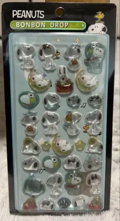 ボンボンドロップシール2枚　スヌーピーシールセット