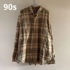 90s エルボーパッチPolo by Ralph Lauren チェック柄 XL