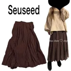 最終値下げ❣️Seuseed♡センシード　綿　ロングスカート