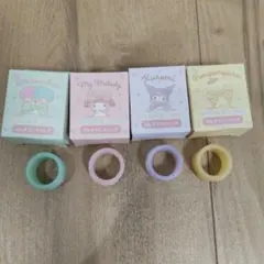 サンリオ　ばんそうこうリング2　クロミ　マイメロディ　キキララ　ポムポムプリン