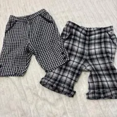 Comme Ca Du Mode チェック柄パンツ