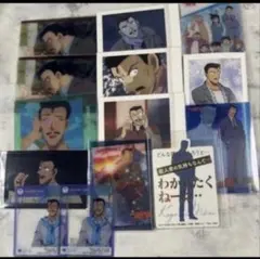 名探偵コナン 毛利小五郎 カード ステッカー まとめ 14点セット