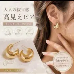 ウォータードロップピアス 雫 ゴールド 大ぶり ドロップピアス 韓国風 高見え