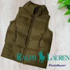 ラルフローレン　ベスト　6X 茶色　ブラウン　美品