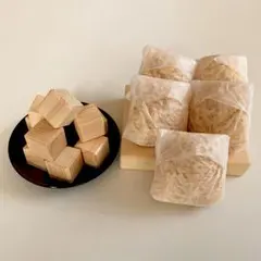 H7 【 森林浴・リラックス・アロマ 】ヒノキ チップ5袋 ◉ キューブ10個