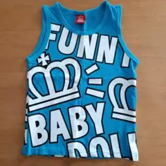 BABY DOLL タンクトップ 120サイズ 青のサムネイル