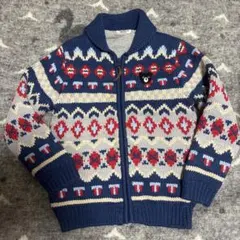 ダブルB カーディガン 120 ネイビー