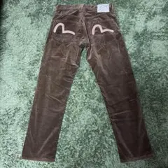 EVISU コーデュロイパンツ LOT 2000 ブラウン