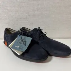 Clarks クラークス 28.5 新品級 スエードシューズ 紺
