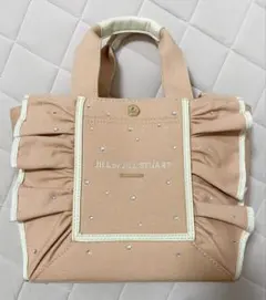 JILL by JILL STUART ビジューフリルトートバッグ　ピンクのサムネイル