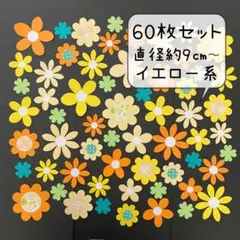 壁面飾り 卒園 卒業 入園 入学 進級 春 花 黄色 イエロー オレンジ