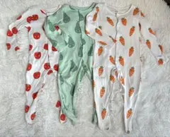 FRED & FLO ベビー用ロンパース 3着セット 6-9ヶ月