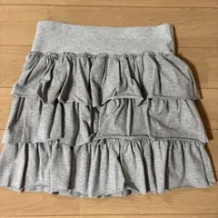 SHEIN DAZY グレー フリル ミニスカートのサムネイル