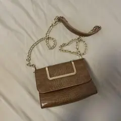 ショルダーバッグ ミニバッグ 鞄 クロコダイル調 ハンドバッグ 合皮