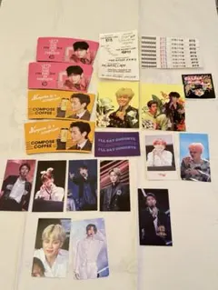 BTS トレーディングカードセット　テテ　コンポーズコーヒー　タトゥーシール