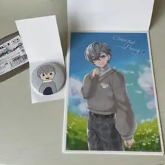 カラフルピーチ　ヒロ　直筆缶バッチ　クリアポスター　セット