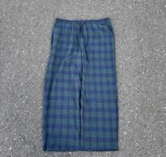 即日発送00s check pajama pants cityboy baggy - メルカリ