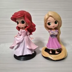 Qposket ラプンツェル　アリエル　ディズニープリンセス