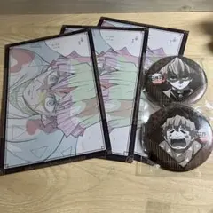 鬼滅の刃 DINING 我妻善逸 缶バッジ ポストカード