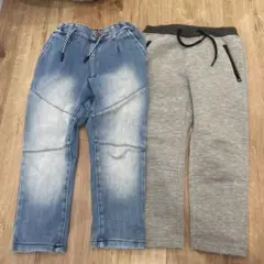 MPS カジュアルパンツ 110サイズ デニム・グレー