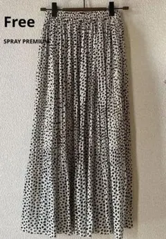 【SPRAY PREMIUM】ギャザースカート⭐︎Free⭐︎春夏