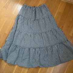 GU ティアードマキシスカート　Lサイズ