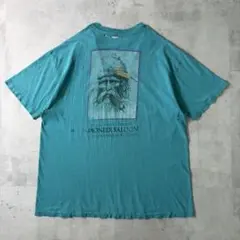 90s US古着　Pioneer Saloon　Tシャツ　企業　アート　フェードのサムネイル