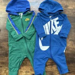 Nike フード付きロンパース 2色セット
