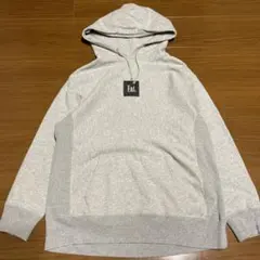 FAT　エフエーティー　ダークグレー フード付き限定コラボパーカー F.A.T. フード付きジッパーパーカー 黒とグレーの混合 FAT エフエー