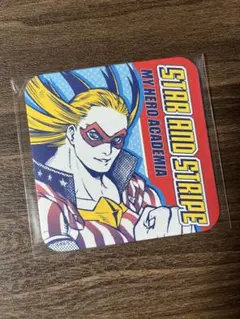 僕のヒーローアカデミア　原画展　アートコースター　スターアンドストライプ