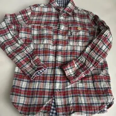 ミキハウス　リバーシブルシャツ　長袖　140 美品