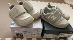 キッズスニーカー 2足セット 瞬足15cm ニューバランス16cm
