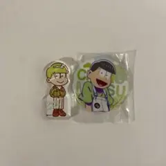 チョロ松　アクリルスタンド　缶バッジセット