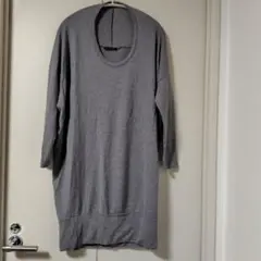 ドゥーズィエムクラス　グレー変形ワンピース