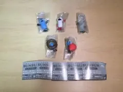 パペットスンスン　めじるしアクセサリー　５点　ガチャガチャ