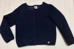 週末限定　 プチバトー チュビックキルティング カーディガン 110cm5a