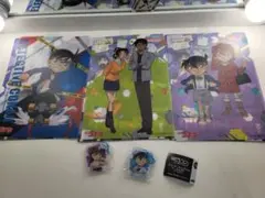 名探偵コナン　灰原哀　 グリッターホログラムキーホルダー&クリアアートボード