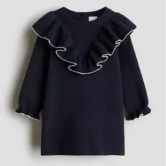 H&M ADORABLES コットンニット ワンピース 74 6-9M