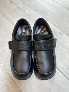 キッズフォーマルシューズ　21.0cm ローファー　黒　ムーンスター