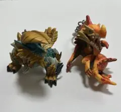 モンハン／ジンオウガ＆アグナコトル フィギュアキーホルダー モンスターハンター